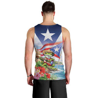 Puerto Rico Coqui Frog Men Tank Top Happy Emancipation Day