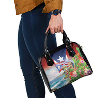 Puerto Rico Coqui Frog Shoulder Handbag Happy Emancipation Day