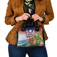 Puerto Rico Coqui Frog Shoulder Handbag Happy Emancipation Day