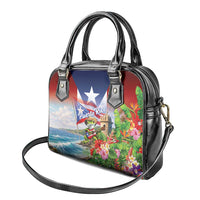 Puerto Rico Coqui Frog Shoulder Handbag Happy Emancipation Day