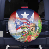 Puerto Rico Coqui Frog Spare Tire Cover Happy Emancipation Day