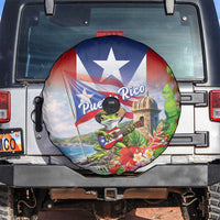 Puerto Rico Coqui Frog Spare Tire Cover Happy Emancipation Day