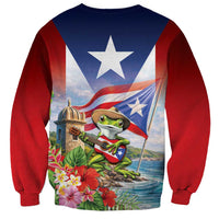 Puerto Rico Coqui Frog Sweatshirt Happy Emancipation Day