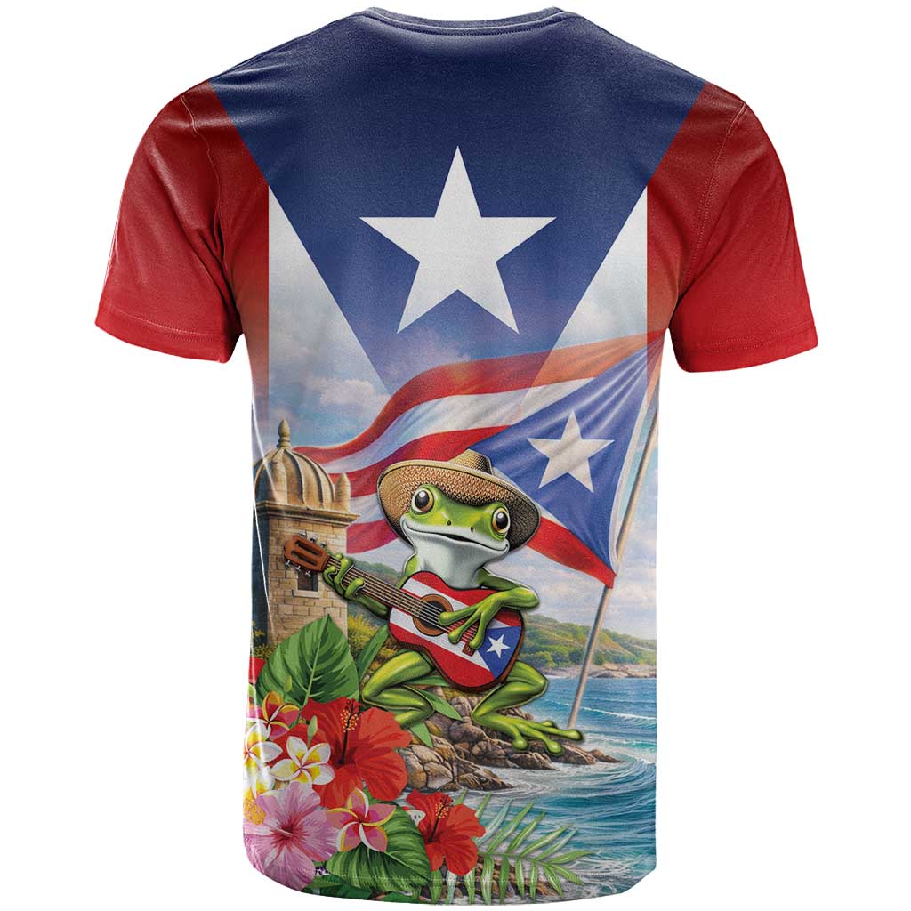 Puerto Rico Coqui Frog T Shirt Happy Emancipation Day