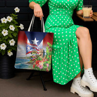 Puerto Rico Coqui Frog Tote Bag Happy Emancipation Day