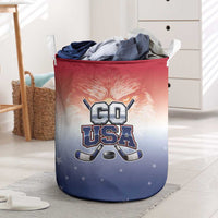 USA Ice Hockey Team Laundry Basket Go USA Unique Style