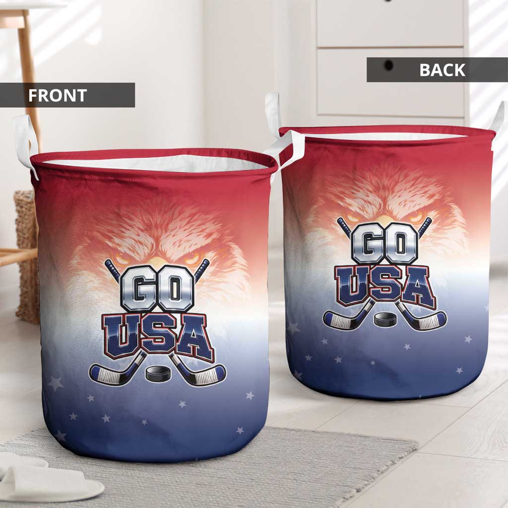 USA Ice Hockey Team Laundry Basket Go USA Unique Style