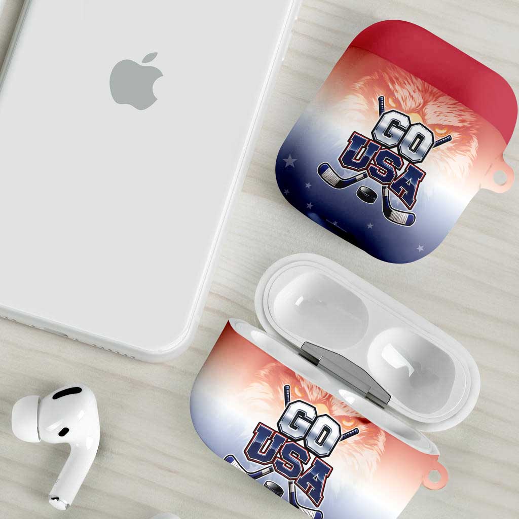 USA Ice Hockey Team AirPods Case Go USA Unique Style