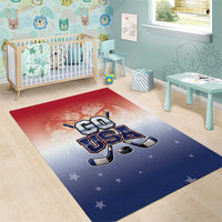 USA Ice Hockey Team Area Rug Go USA Unique Style