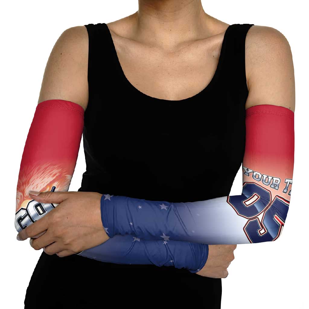 Custom USA Ice Hockey Team Arm Sleeves Go USA Unique Style