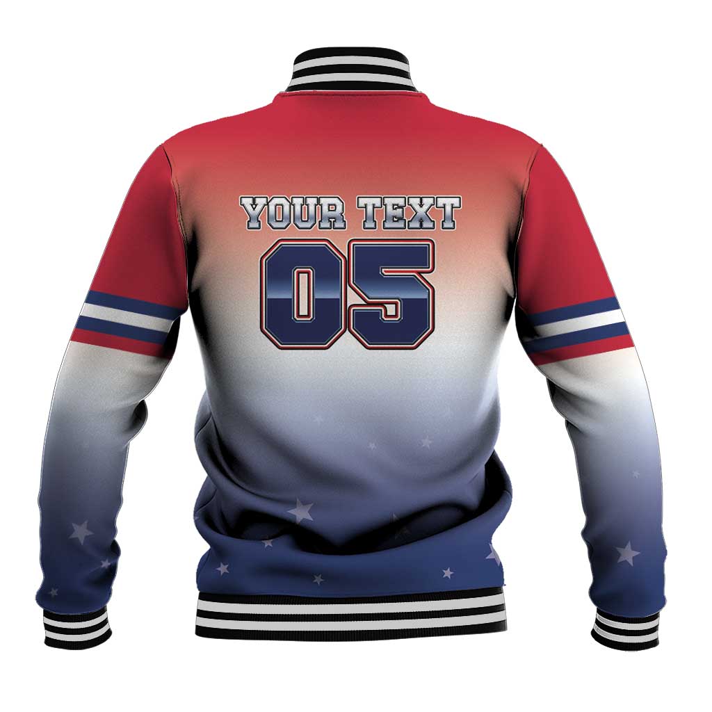 Custom USA Ice Hockey Team Baseball Jacket Go USA Unique Style