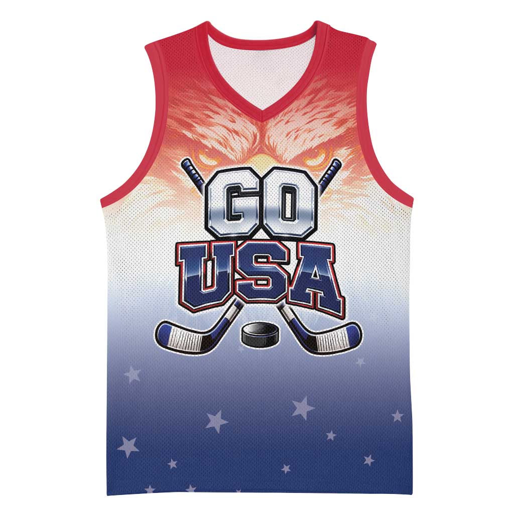 Custom USA Ice Hockey Team Basketball Jersey Go USA Unique Style