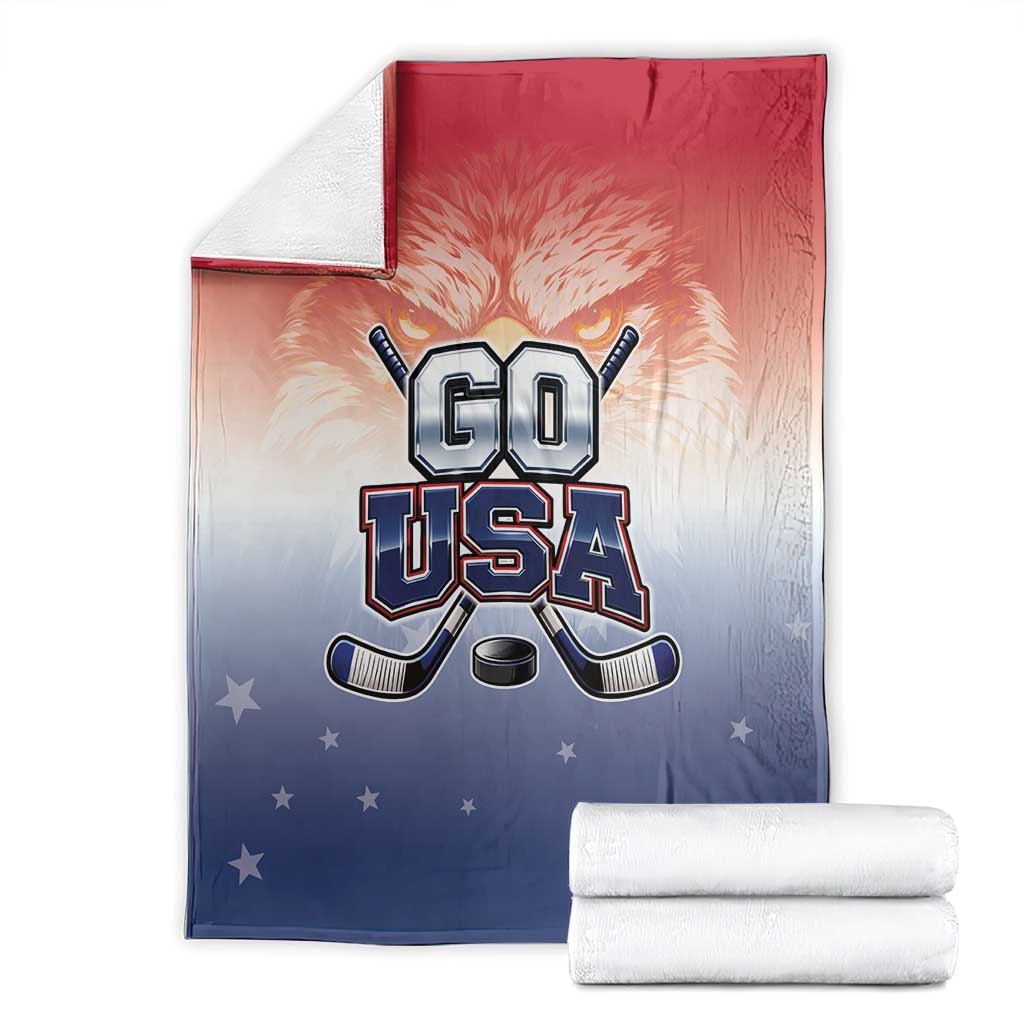 USA Ice Hockey Team Blanket Go USA Unique Style