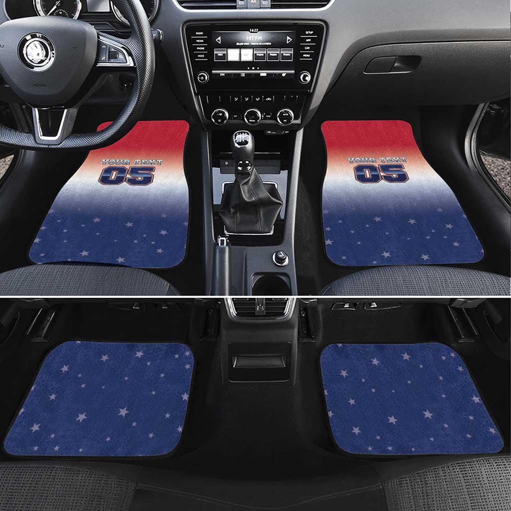 Custom USA Ice Hockey Team Car Mats Go USA Unique Style