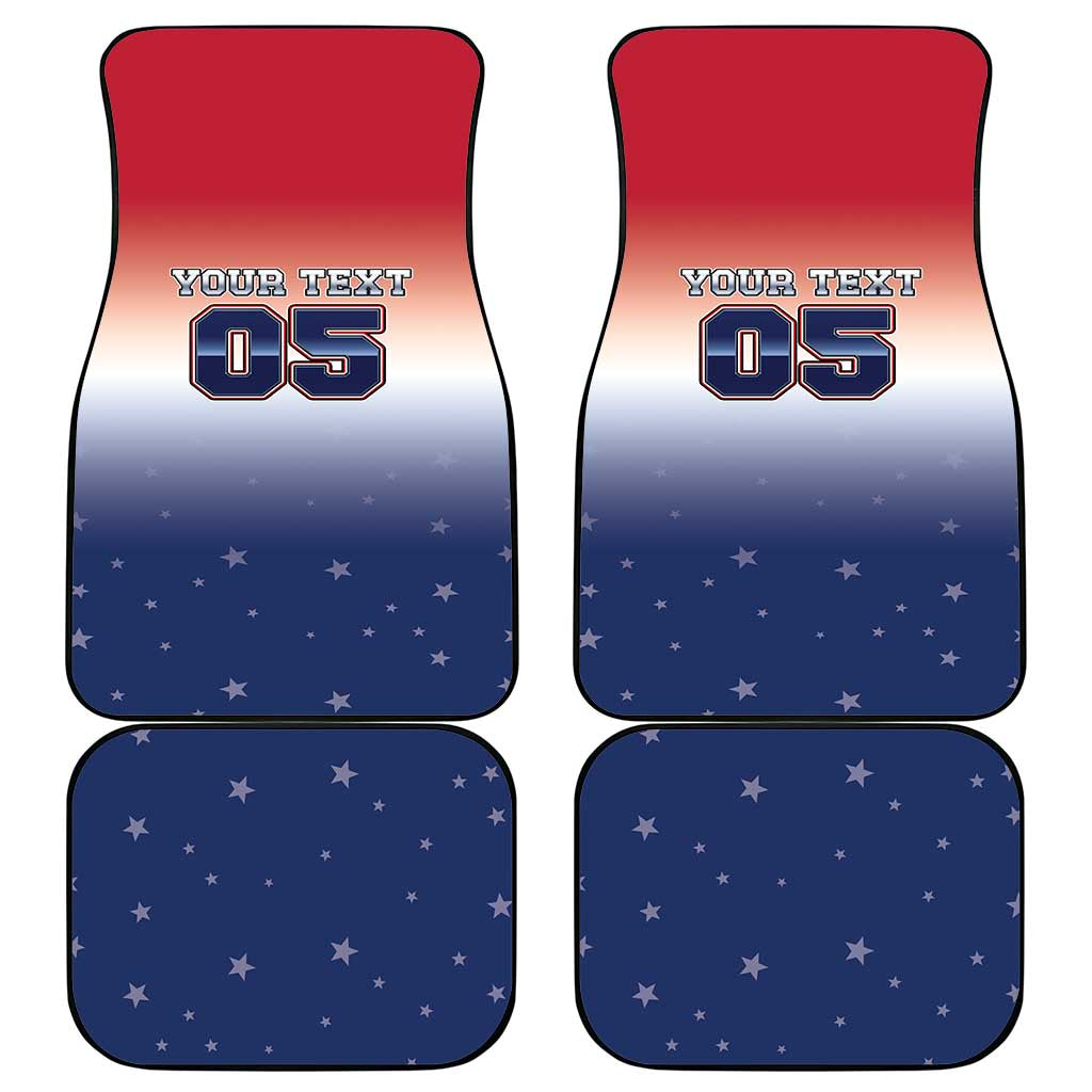 Custom USA Ice Hockey Team Car Mats Go USA Unique Style