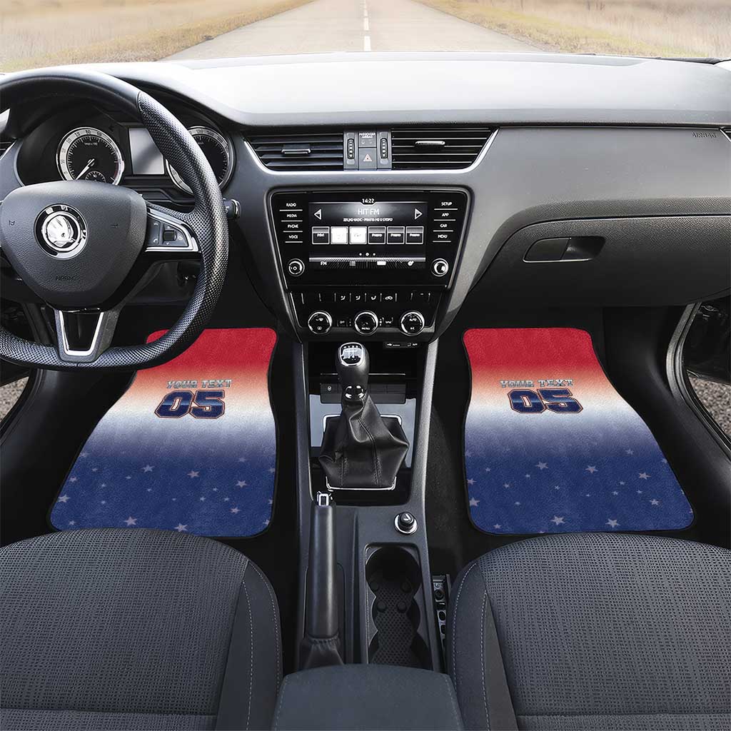 Custom USA Ice Hockey Team Car Mats Go USA Unique Style