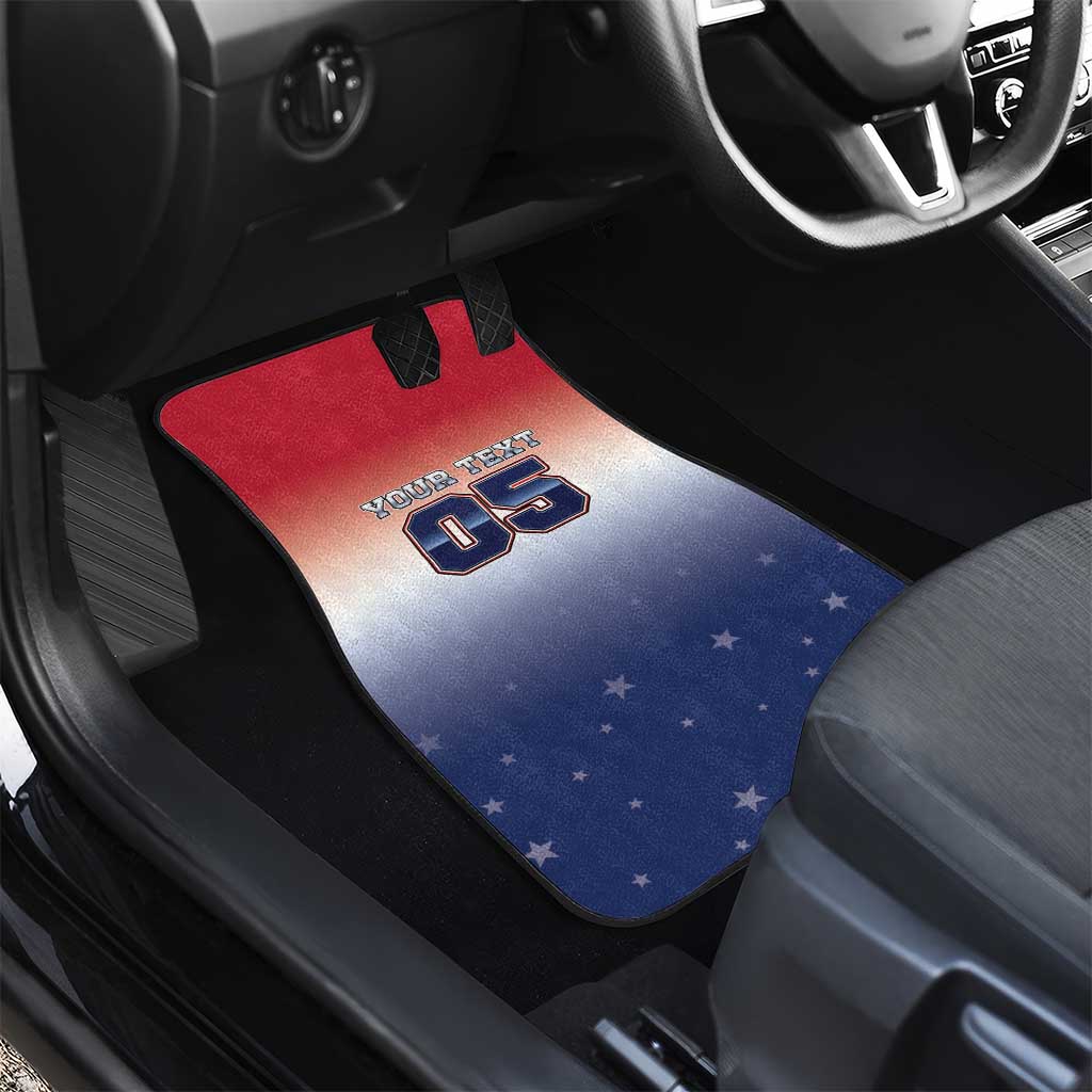 Custom USA Ice Hockey Team Car Mats Go USA Unique Style