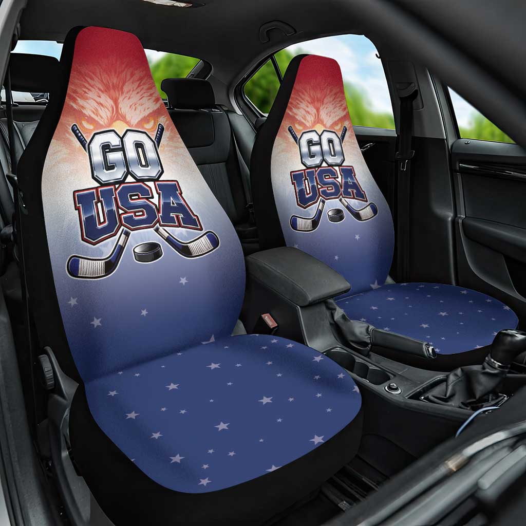 USA Ice Hockey Team Car Seat Cover Go USA Unique Style