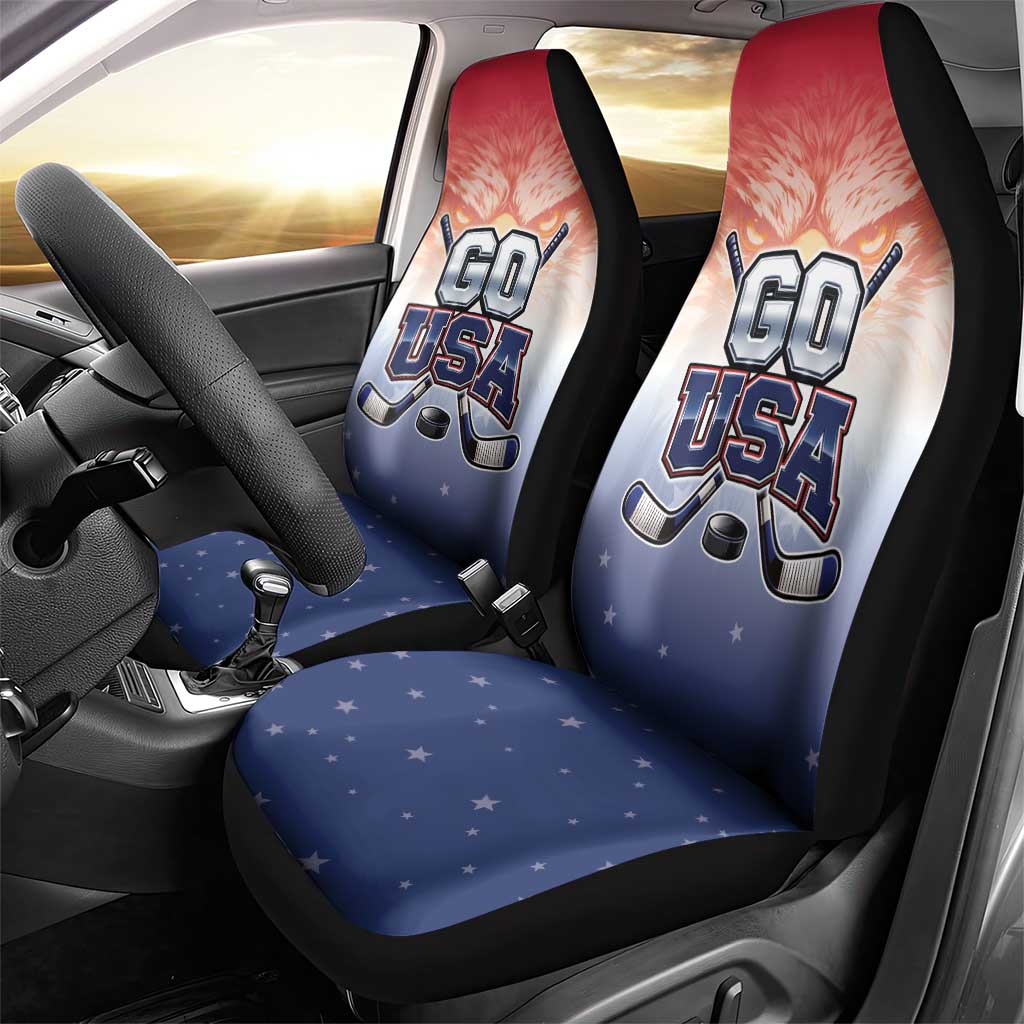 USA Ice Hockey Team Car Seat Cover Go USA Unique Style