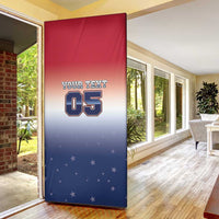 Custom USA Ice Hockey Team Door Cover Go USA Unique Style