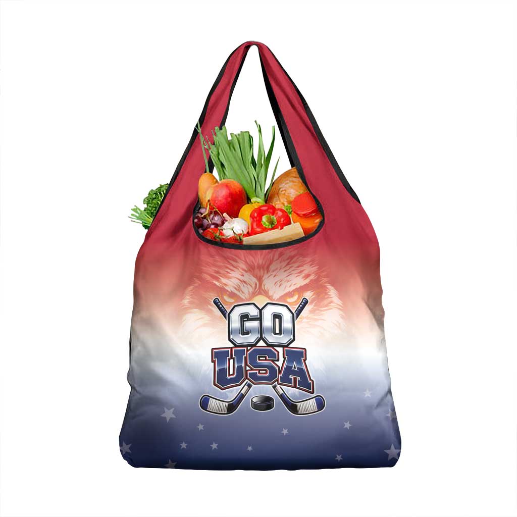 USA Ice Hockey Team Grocery Bag Go USA Unique Style