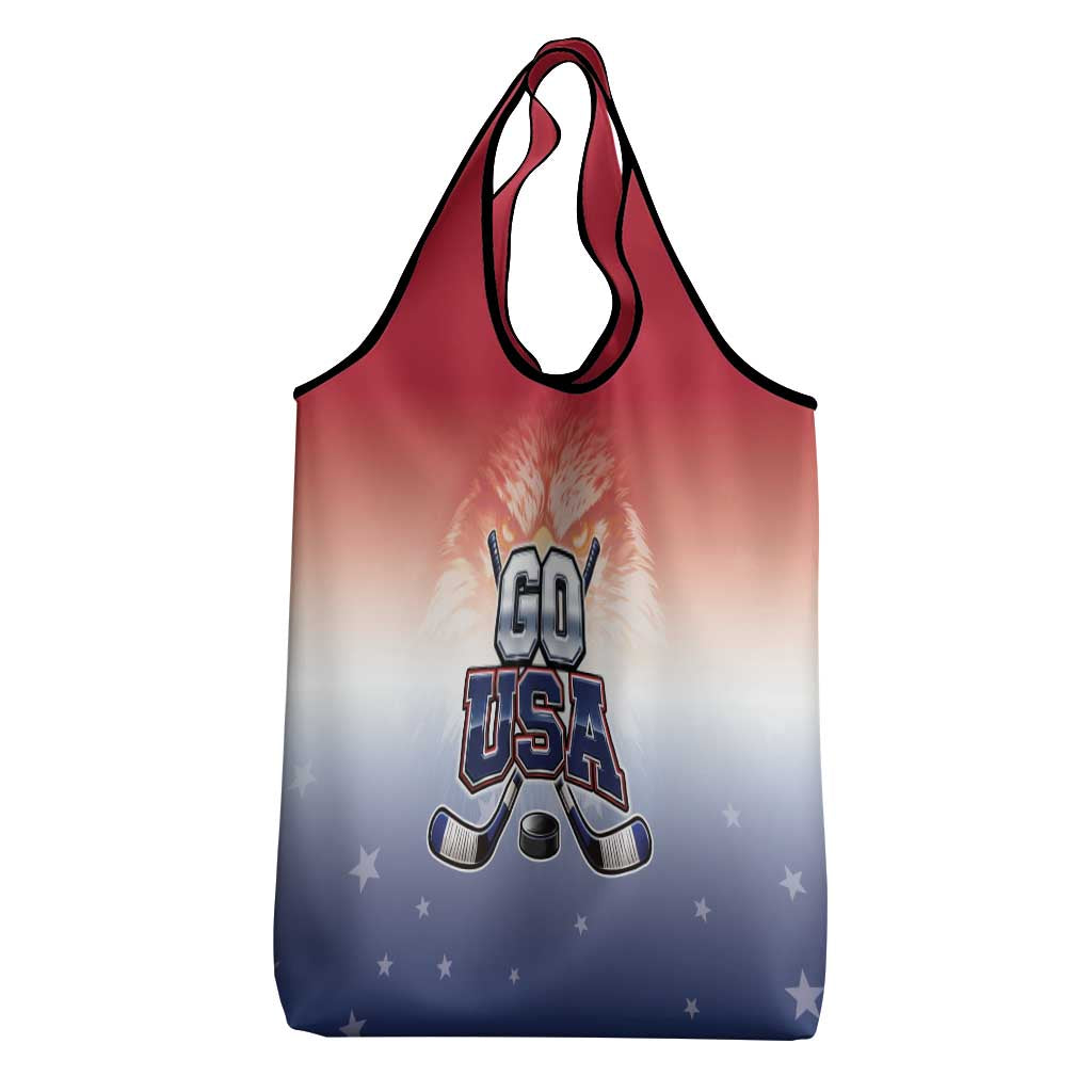 USA Ice Hockey Team Grocery Bag Go USA Unique Style