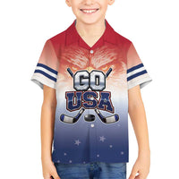 Custom USA Ice Hockey Team Hawaiian Shirt Go USA Unique Style