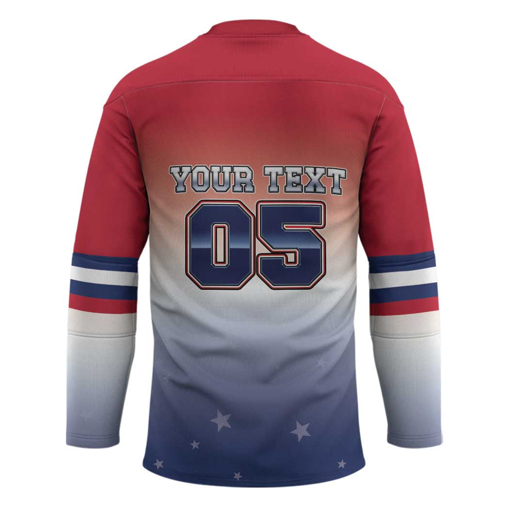 Custom USA Ice Hockey Team Hockey Jersey Go USA Unique Style