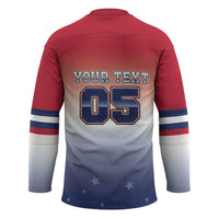 Custom USA Ice Hockey Team Hockey Jersey Go USA Unique Style