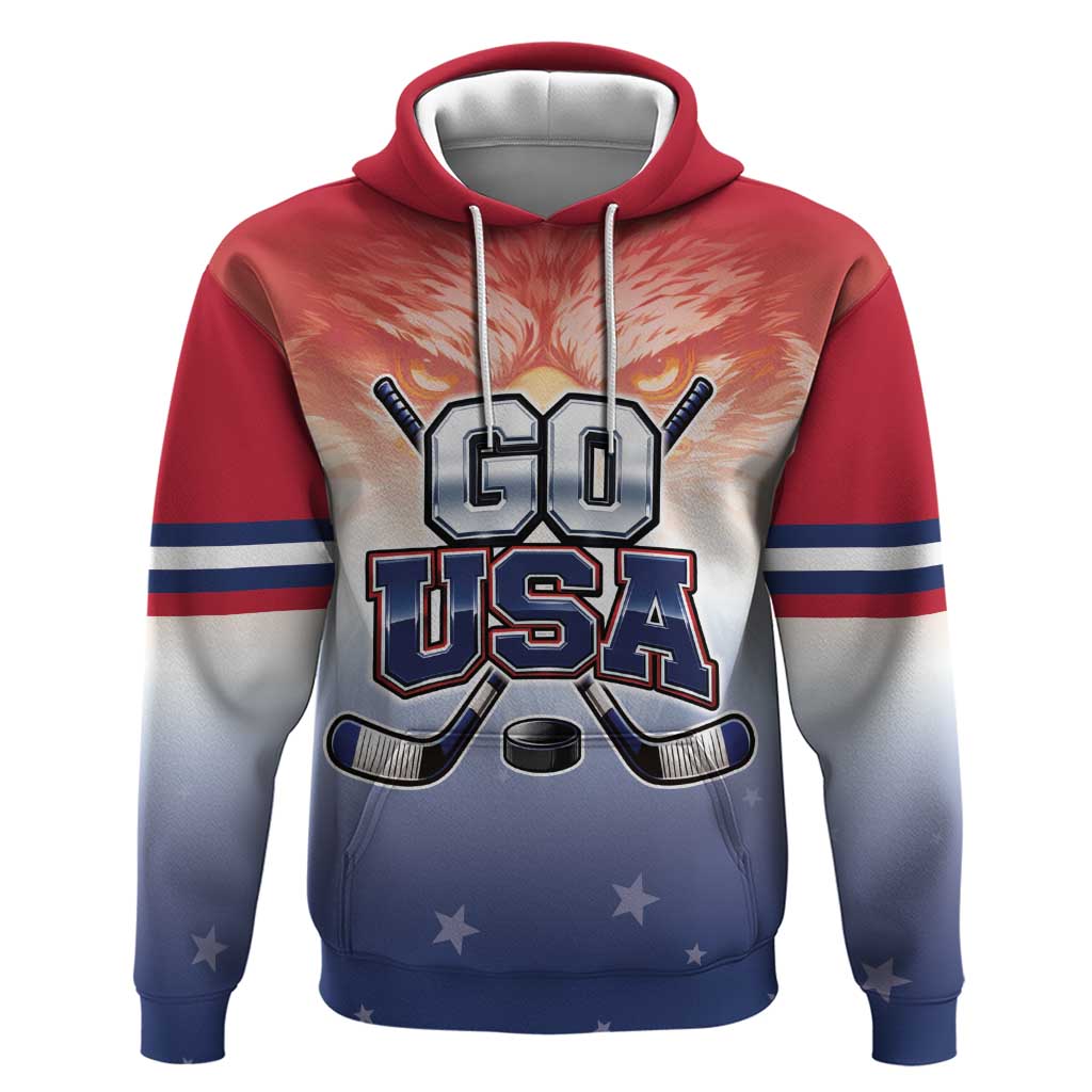 Custom USA Ice Hockey Team Hoodie Go USA Unique Style