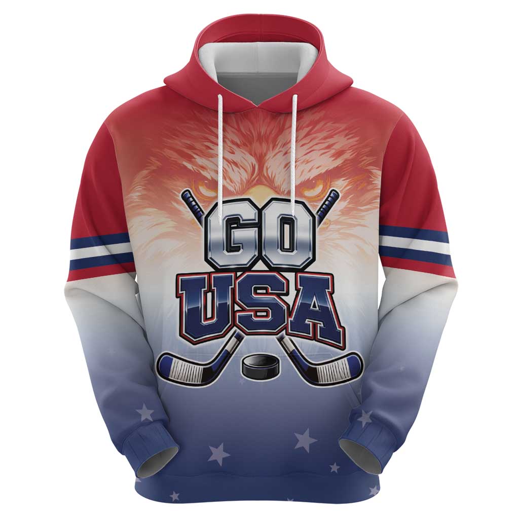 Custom USA Ice Hockey Team Hoodie Go USA Unique Style