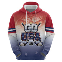 Custom USA Ice Hockey Team Hoodie Go USA Unique Style