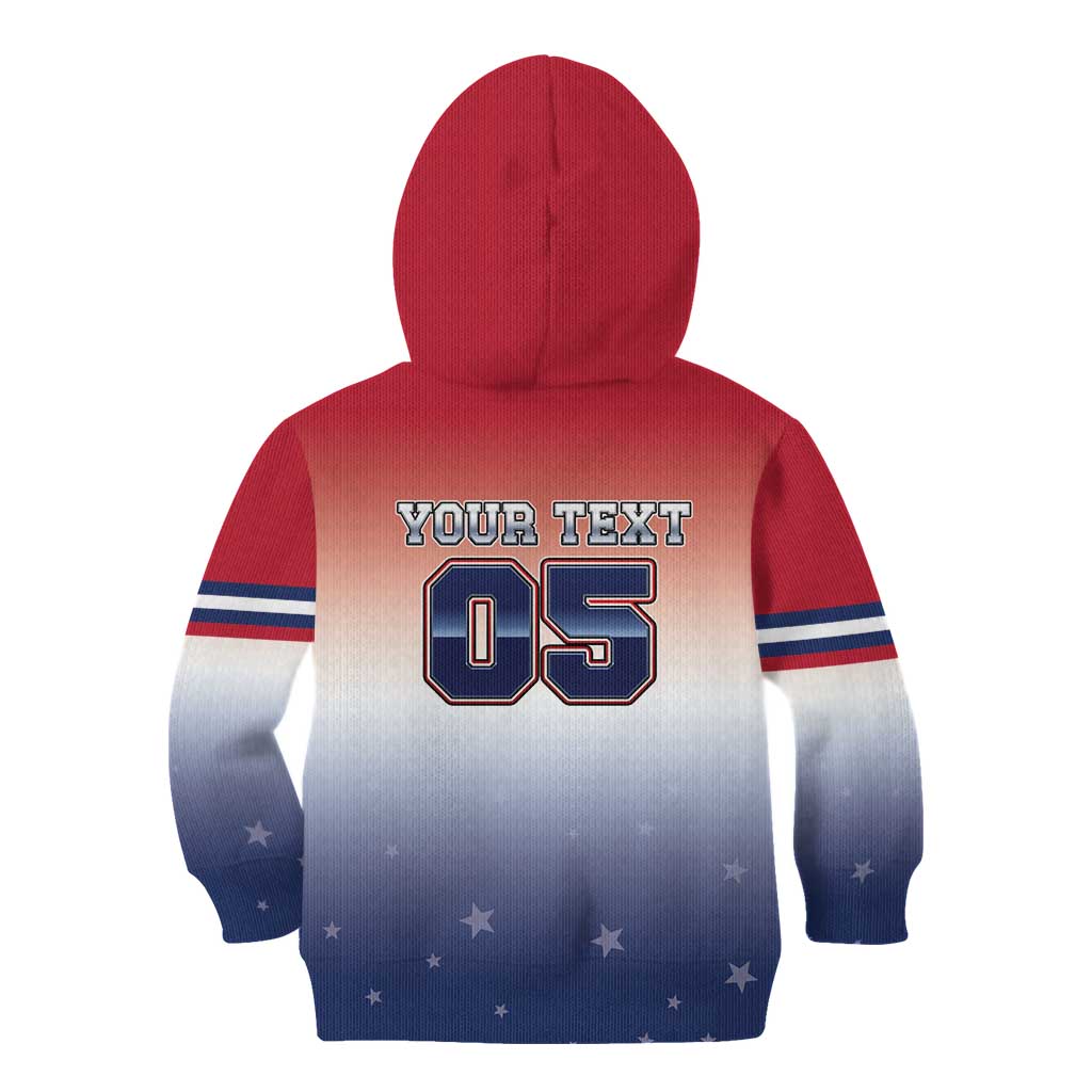 Custom USA Ice Hockey Team Kid Hoodie Go USA Unique Style
