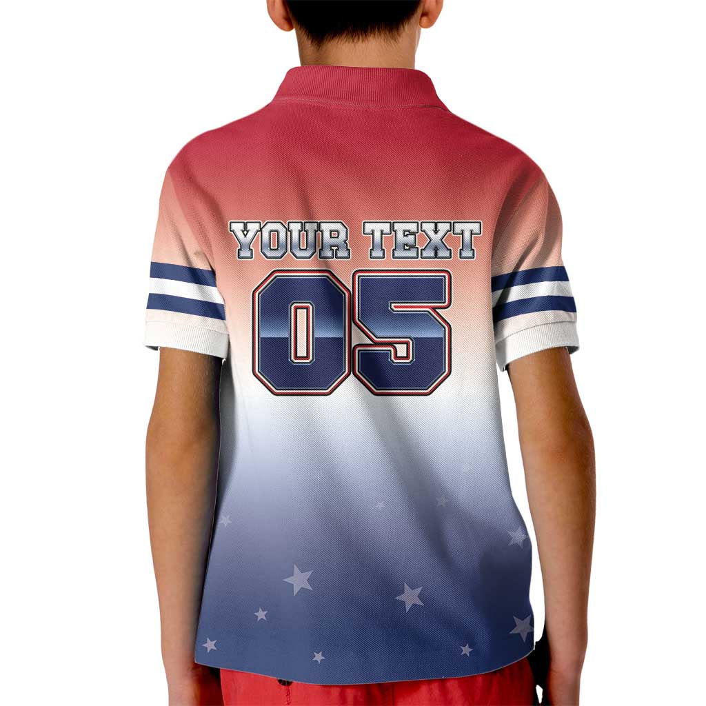 Custom USA Ice Hockey Team Kid Polo Shirt Go USA Unique Style