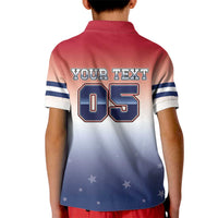 Custom USA Ice Hockey Team Kid Polo Shirt Go USA Unique Style