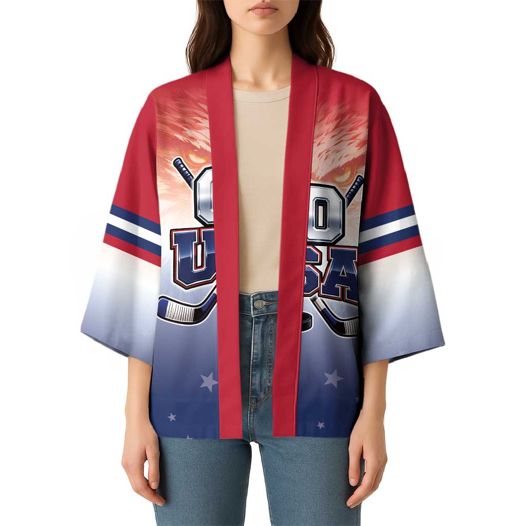 Custom USA Ice Hockey Team Kimono Go USA Unique Style