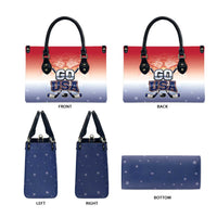 USA Ice Hockey Team Leather Bag Go USA Unique Style