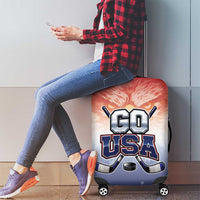 USA Ice Hockey Team Luggage Cover Go USA Unique Style