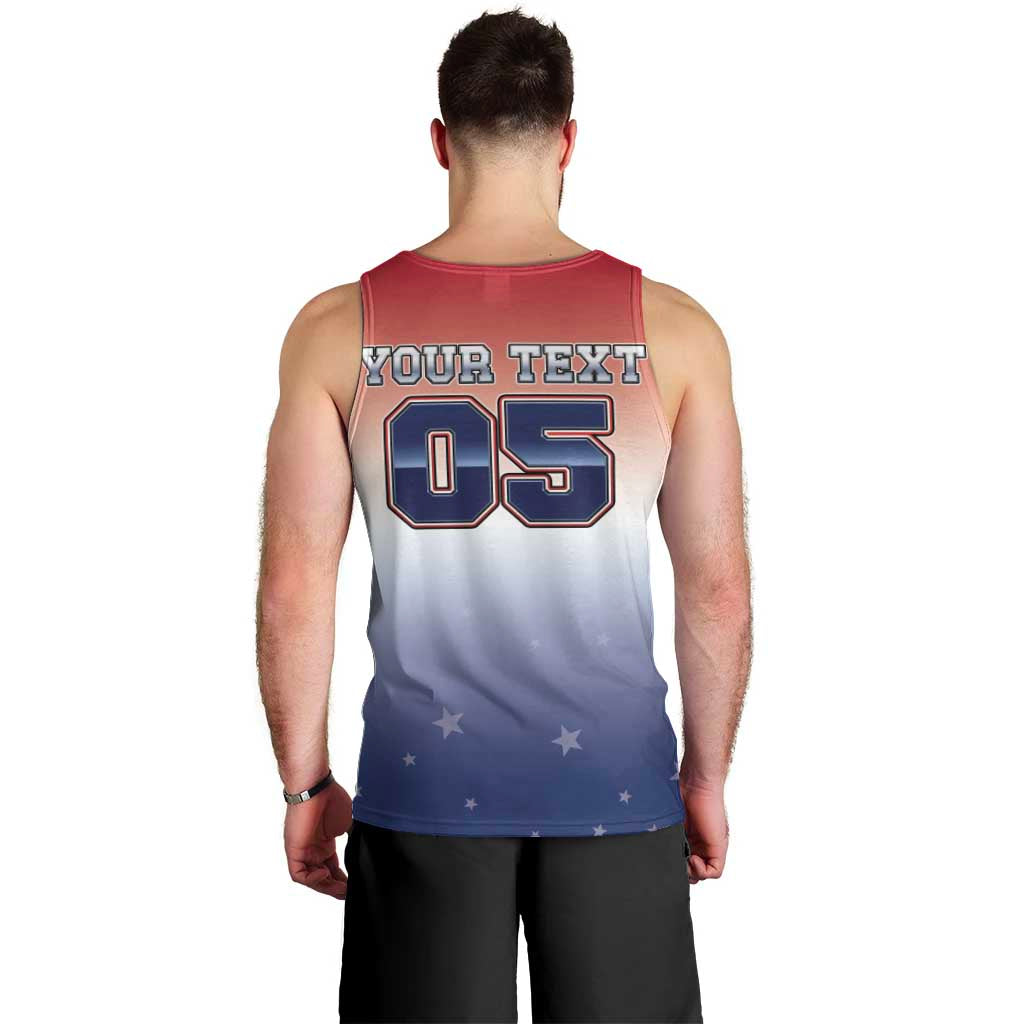 Custom USA Ice Hockey Team Men Tank Top Go USA Unique Style