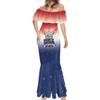 Custom USA Ice Hockey Team Mermaid Dress Go USA Unique Style