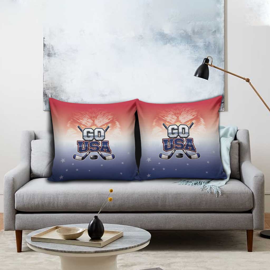 USA Ice Hockey Team Pillow Cover Go USA Unique Style