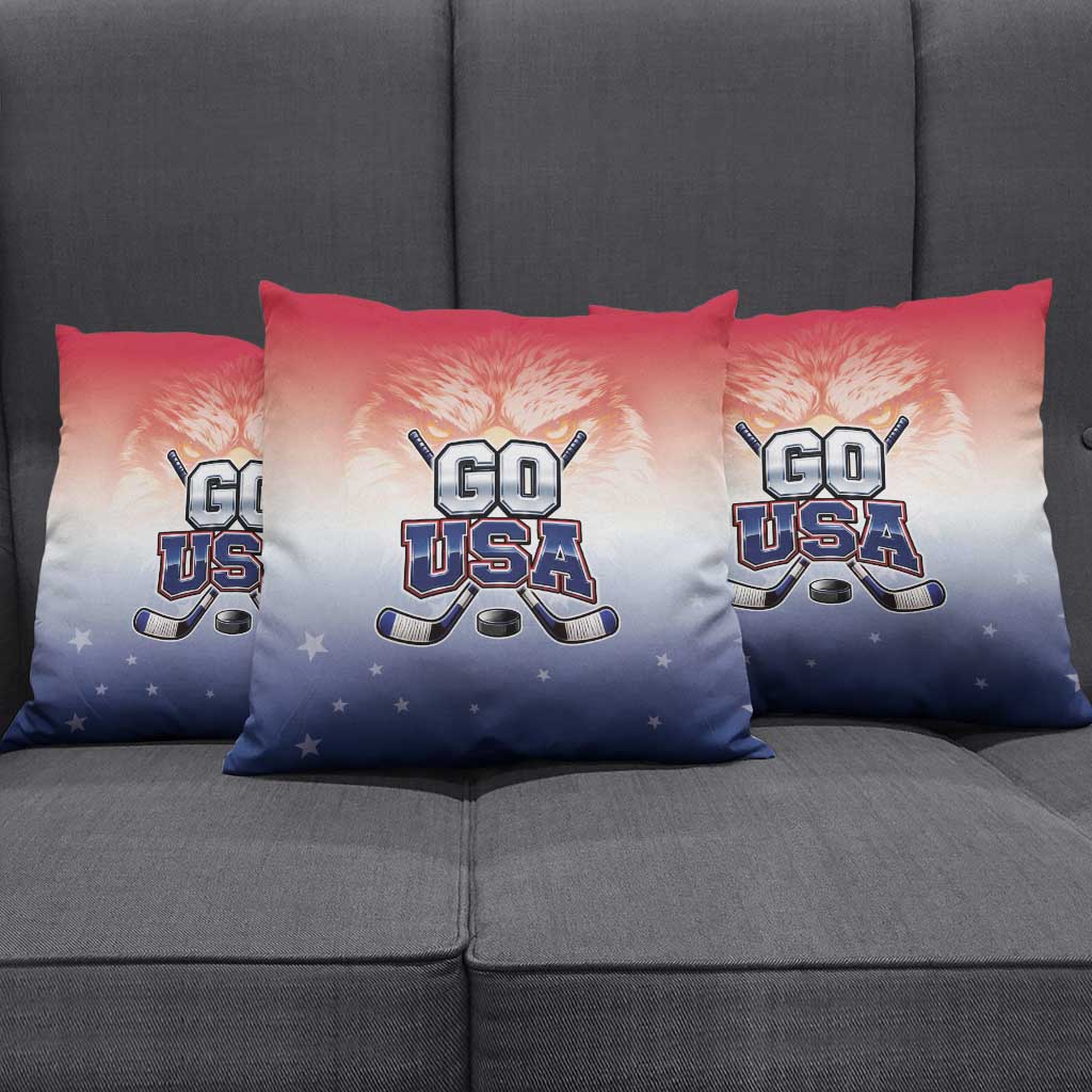 USA Ice Hockey Team Pillow Cover Go USA Unique Style