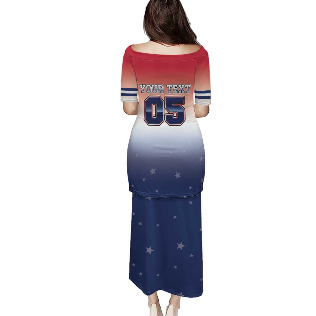 Custom USA Ice Hockey Team Puletasi Go USA Unique Style
