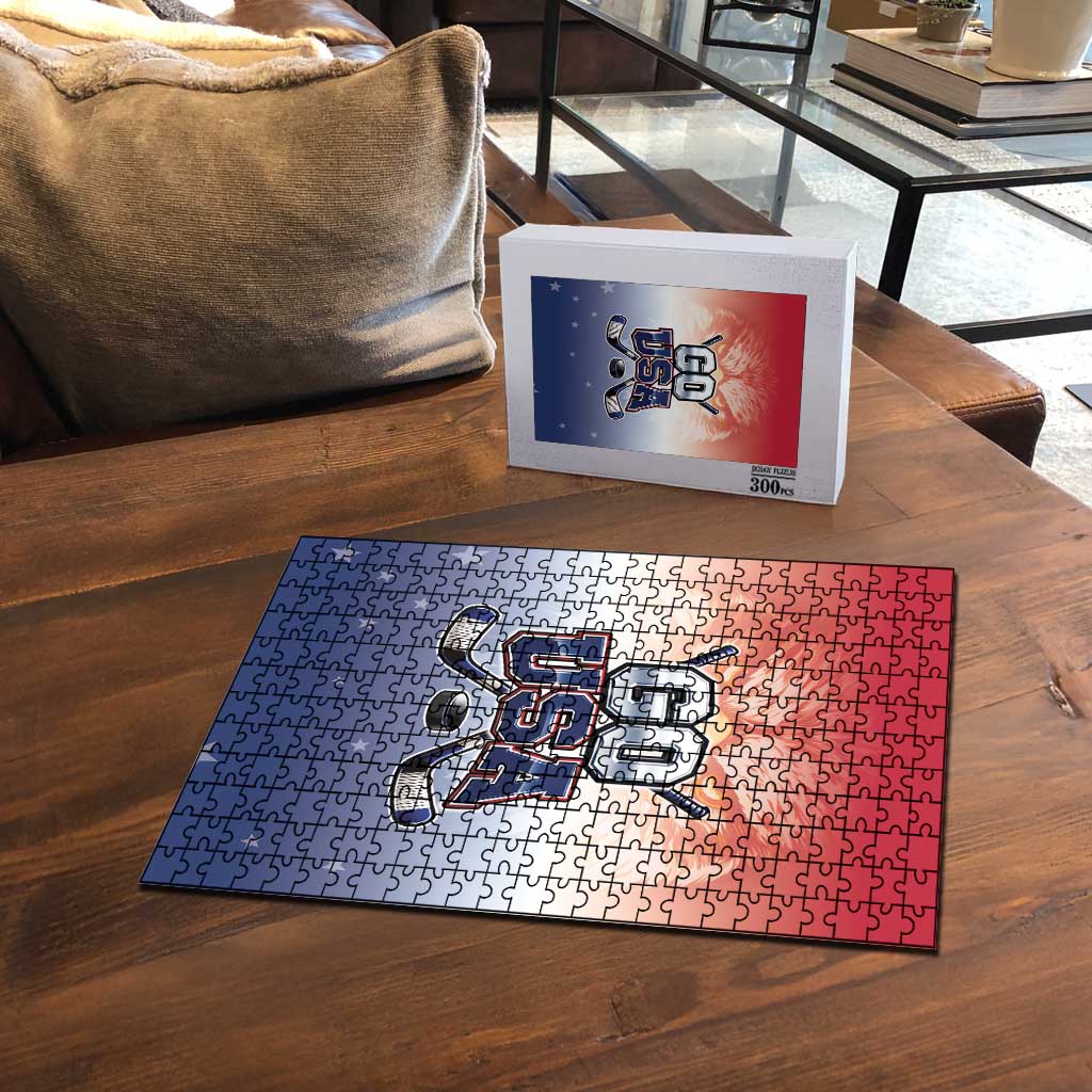 USA Ice Hockey Team Puzzle Go USA Unique Style