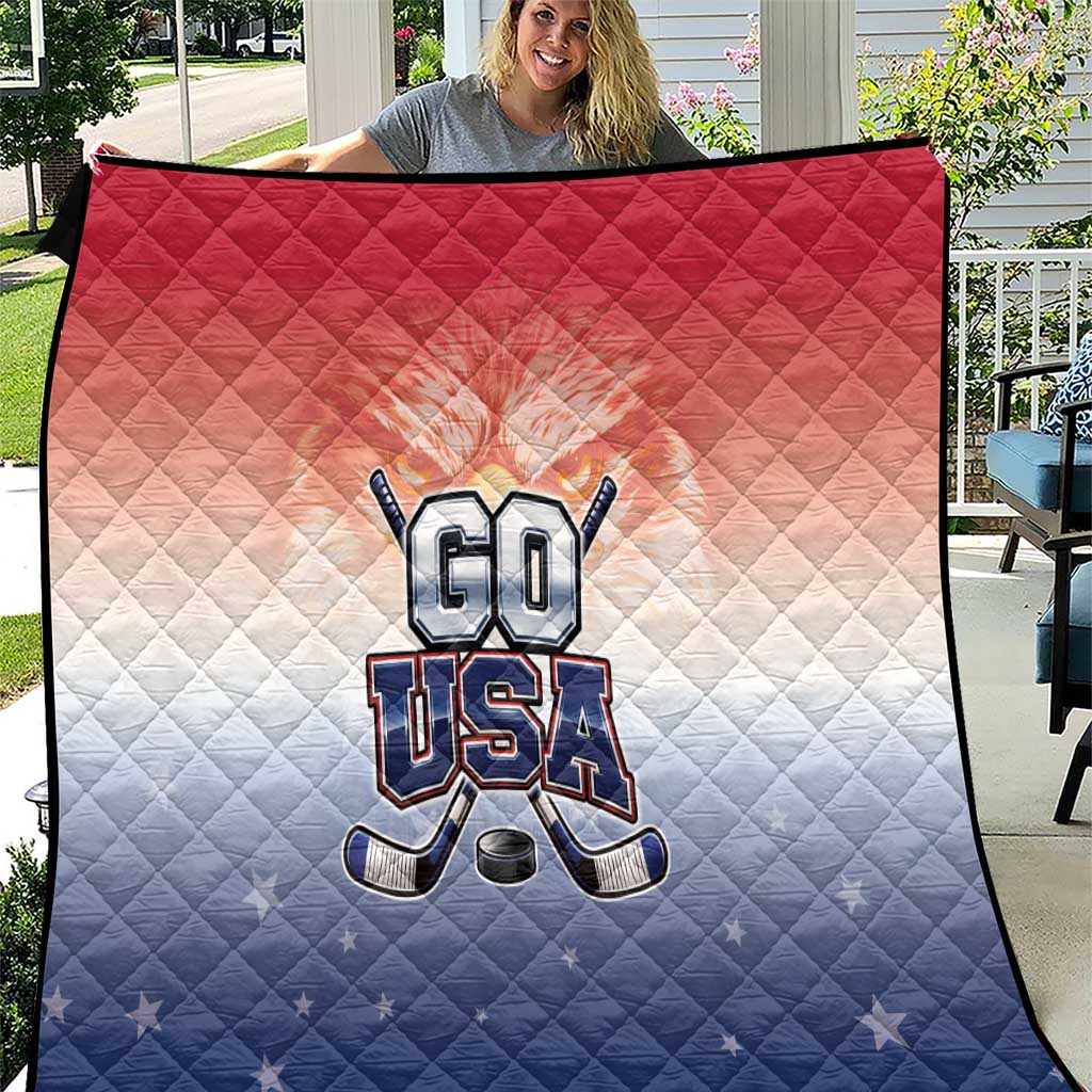 USA Ice Hockey Team Quilt Go USA Unique Style