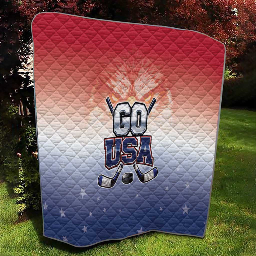 USA Ice Hockey Team Quilt Go USA Unique Style