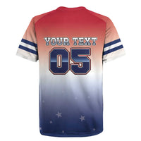 Custom USA Ice Hockey Team Rugby Jersey Go USA Unique Style