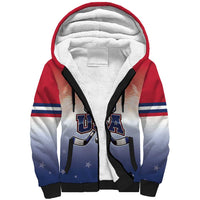 Custom USA Ice Hockey Team Sherpa Hoodie Go USA Unique Style