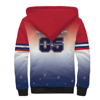 Custom USA Ice Hockey Team Sherpa Hoodie Go USA Unique Style