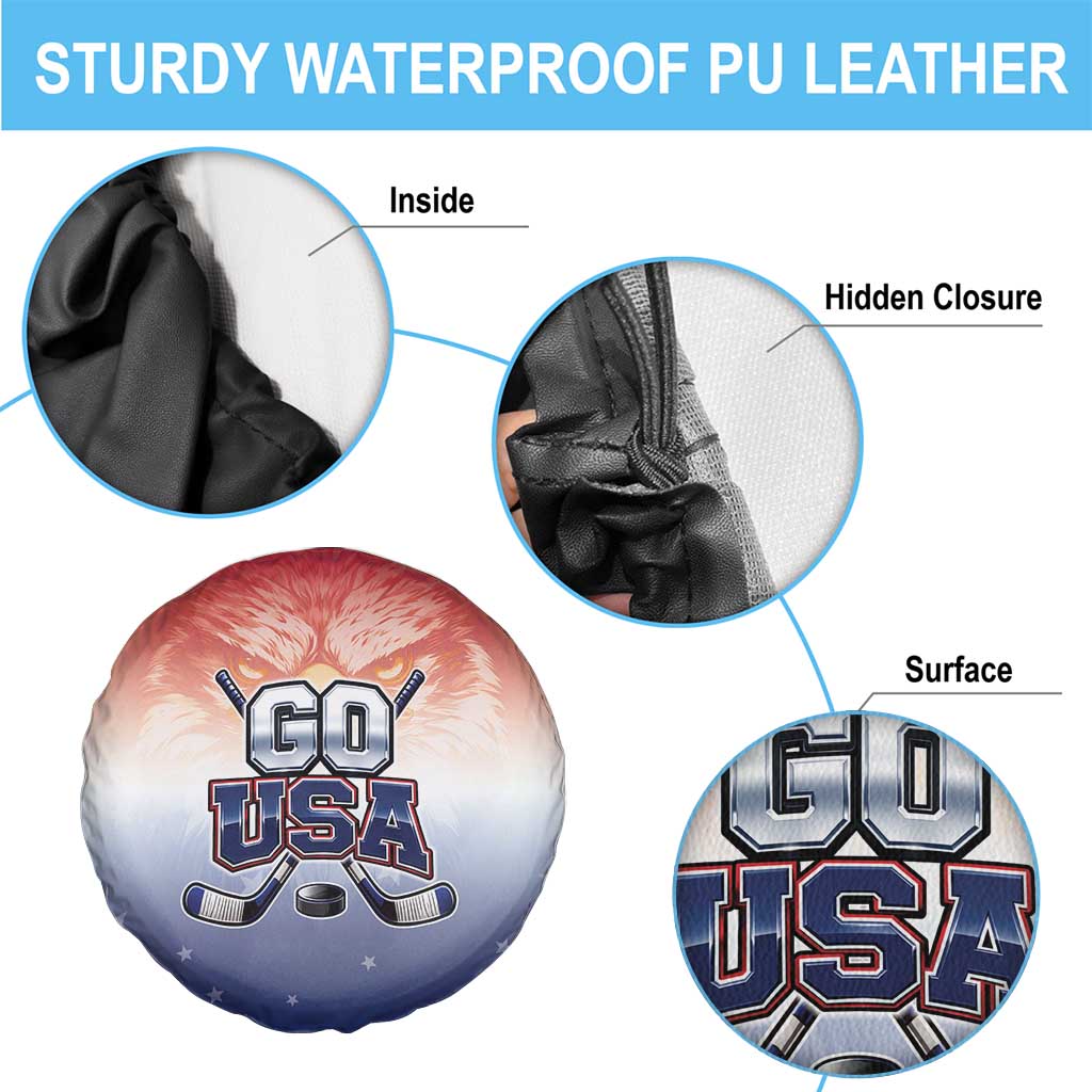USA Ice Hockey Team Spare Tire Cover Go USA Unique Style